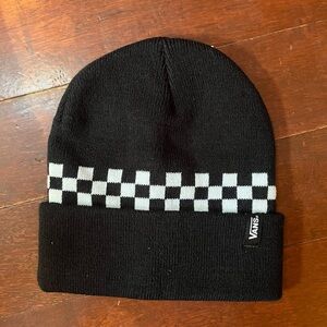 Vans Black and White Checkered Beanie